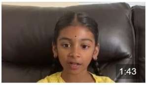 Wow...look at Sanjana saying the Lingastakam with so much ease....lovely kanna.Keep it up:) Aunty is so proud of you:)