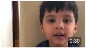 Look at the little munchkin - Armaan:) loving it...my kids are so so amazing!