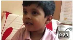 Look at this lil adorable Armaan....always at his best.The naughtiest at GURUKULAM yet such a fine learner. Proud of you bachcha:)