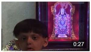 There you go...Thats the amazing little Darsh. Proud of you lil one!!!
