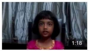 And thats Anoushka ...heard of a 7 year old chant the Ganesha Dwadasa Naama Stotram....Brilliant little girl...Keep at it!