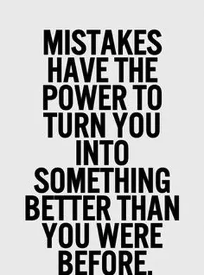 Making Mistakes is Part of Learning, …