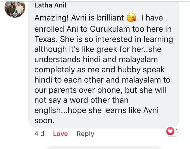 Snapshot from a proud mom of GURUKULAM
