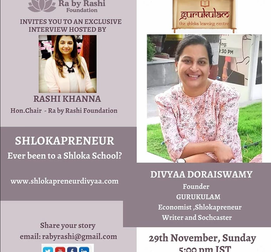Catch me with Rashi Khanna this Sunday – 29/11/2020