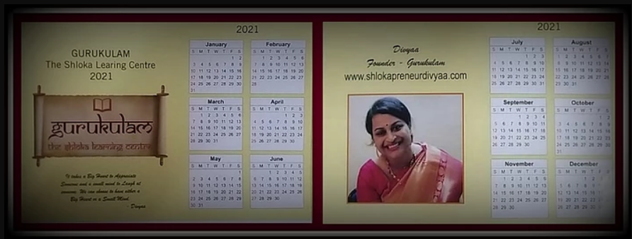 Rolling out GURUKULAM Calendars soon….