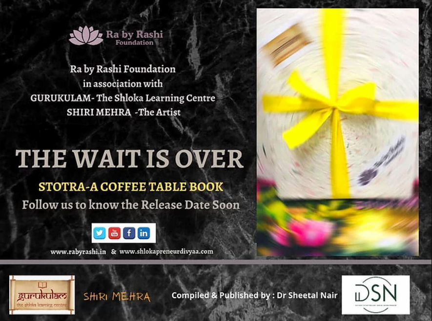The Wait for “STOTRA” -The Coffee Table Book is finally over…