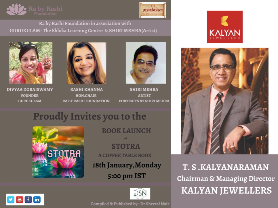 The BIG LAUNCH of “STOTRA” – A Coffee Table Book
