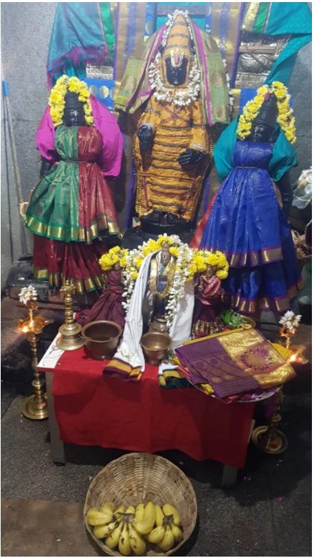 Inducted as a Trustee of The Venkataramanaswamy Temple..