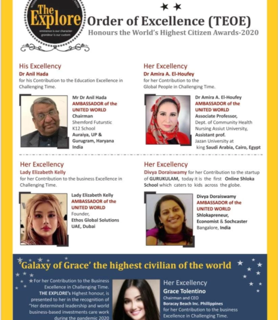 Citizen Awards 2020 by THE EXPLORE JOURNAL – International Federation of New Age Media